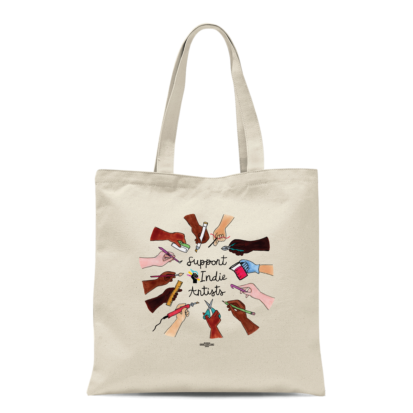 Support Indie Artists Tote Bag
