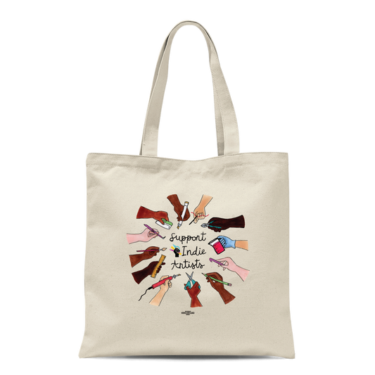 Support Indie Artists Tote Bag