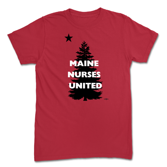 Maine Nurses United Unisex Red T-Shirt