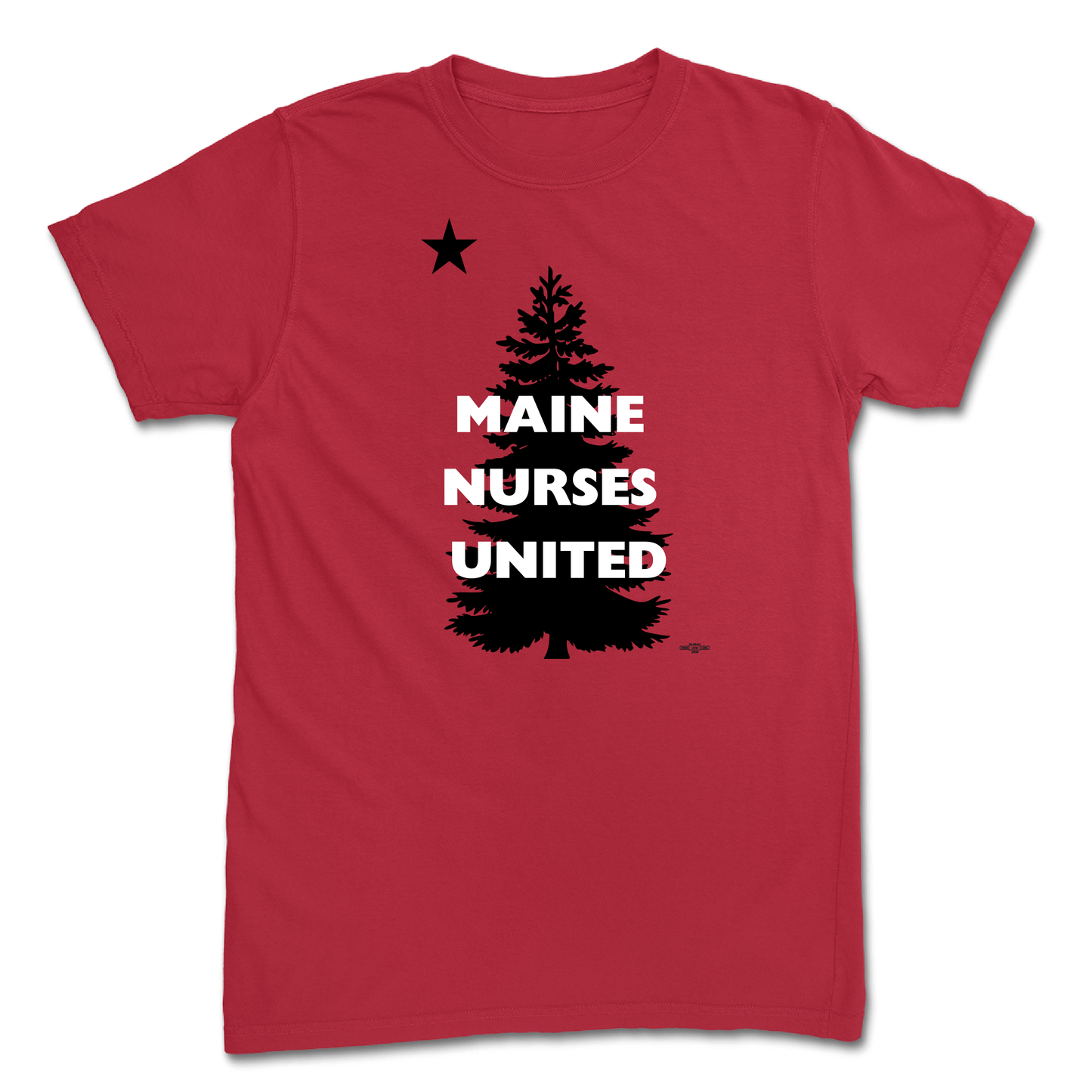 Maine Nurses United Unisex Red T-Shirt