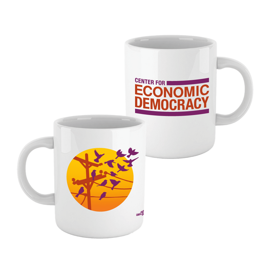 Center for Economic Democracy Logo Mug