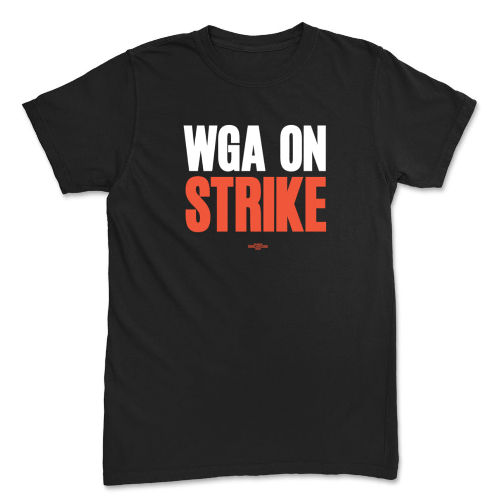 WGA on Strike T-Shirt (Black)