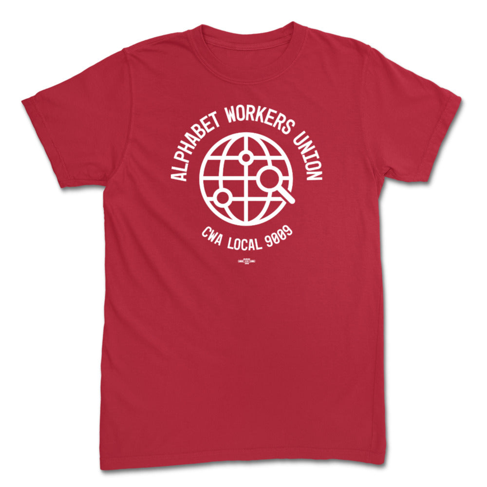 Alphabet Workers Union Red Tee