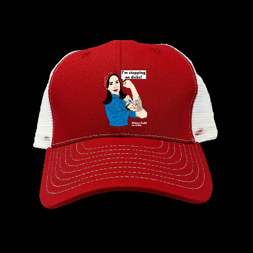 Lindsay the Riveter Red Trucker Hat