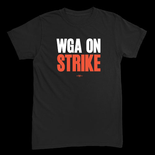 WGA on Strike T-Shirt (Black)
