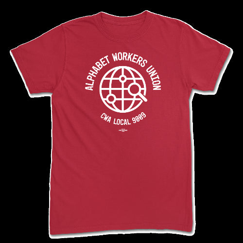 Alphabet Workers Union Red Tee