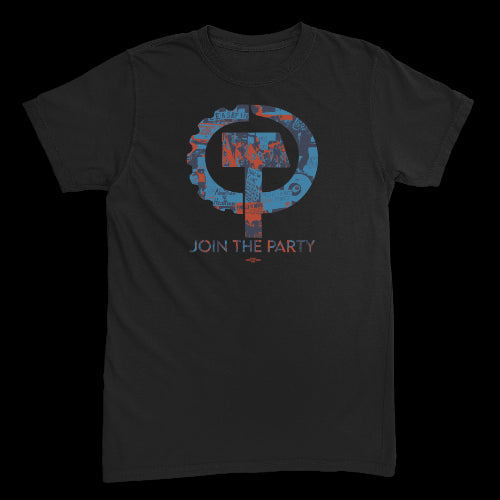 "Join the Party" collage logo tee