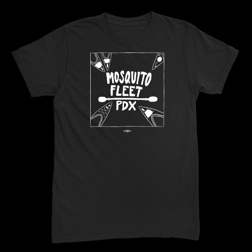 Mosquito Fleet PDX Black T-Shirt