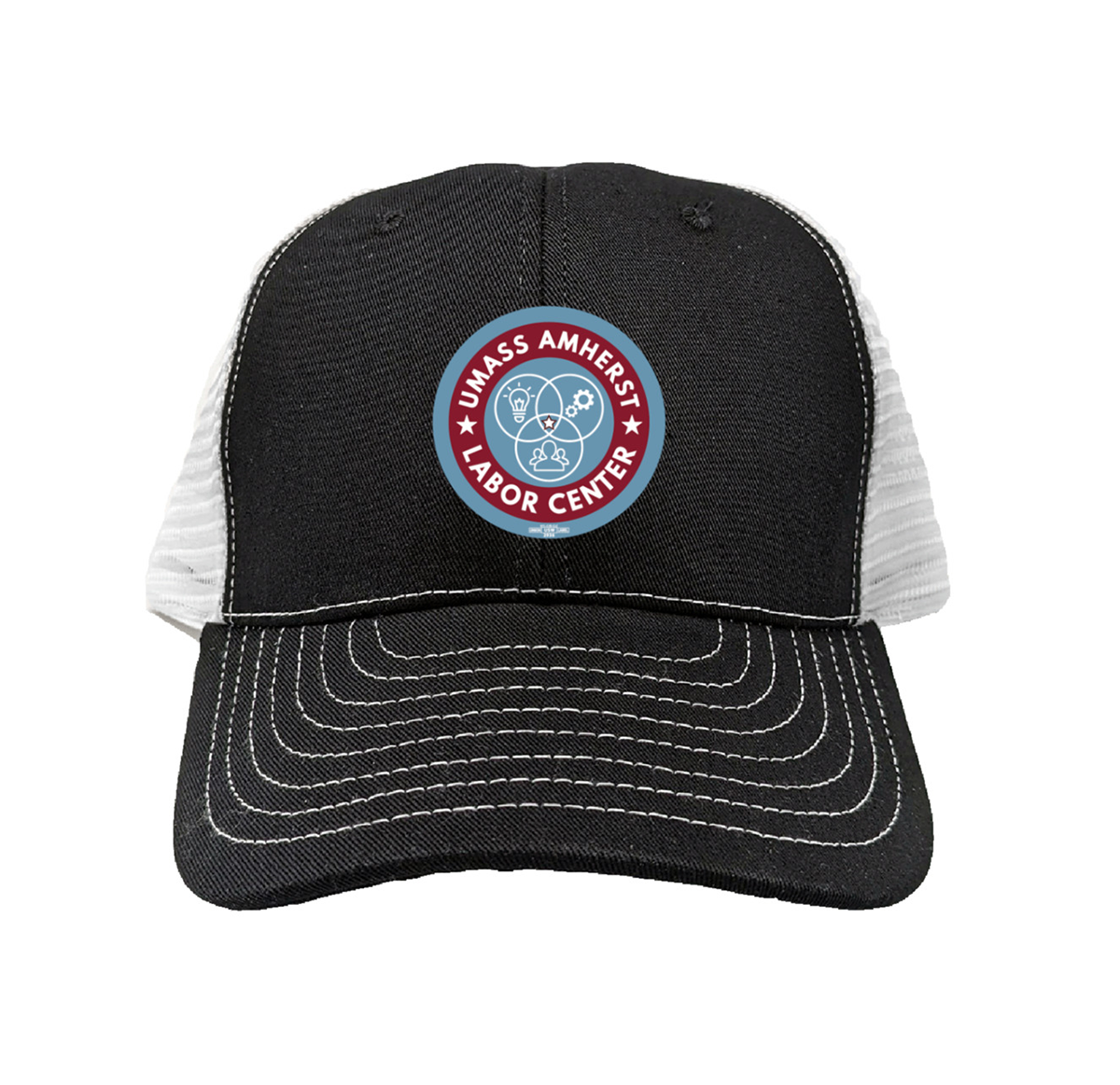 UMASS Labor Center Roundel Logo Hat